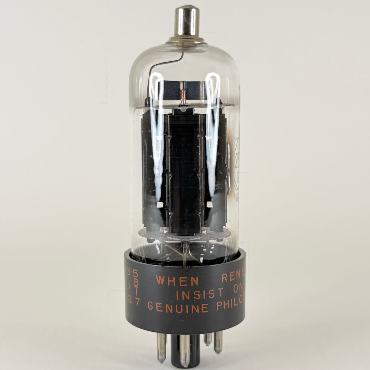 (1) Tested Philco 25BQ6GT Tube Date Code 58-17 25BQ6 GT Beam Power Pentode Tube