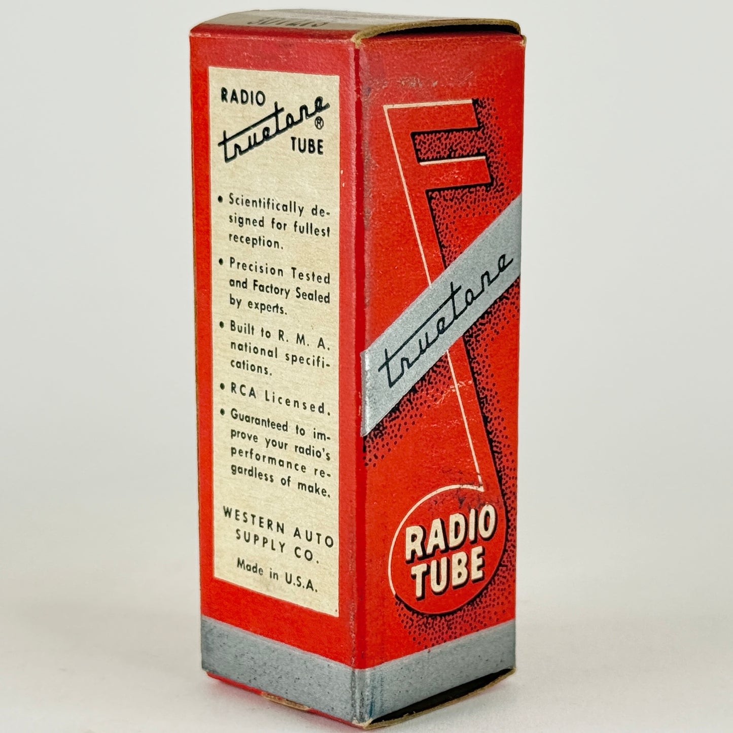 (1) Tested Truetone 6AT8 Tube with Box Code 530 Triode Pentode Converter Tube