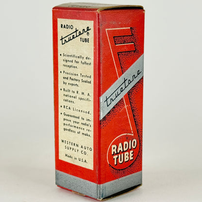 (1) Tested Truetone 6AT8 Tube with Box Code 530 Triode Pentode Converter Tube
