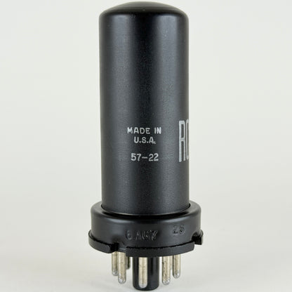 (1) Tested Strong RCA 6AG7 Tube with Box Date Code 57-22 Black Metal Tube (a)