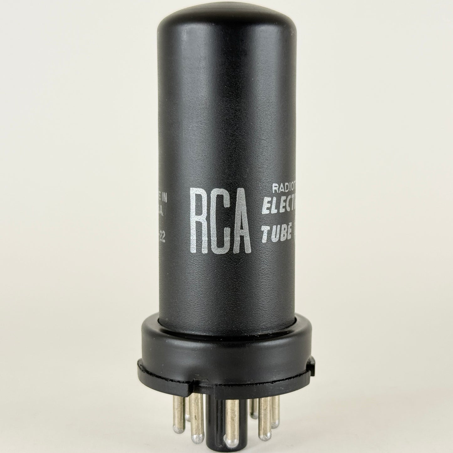 (1) Tested Strong RCA 6AG7 Tube with Box Date Code 57-22 Black Metal Tube (b)