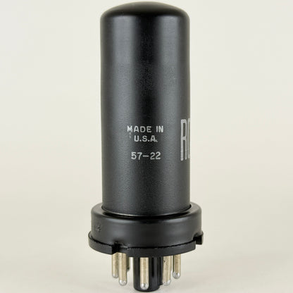 (1) Tested Strong RCA 6AG7 Tube with Box Date Code 57-22 Black Metal Tube (b)