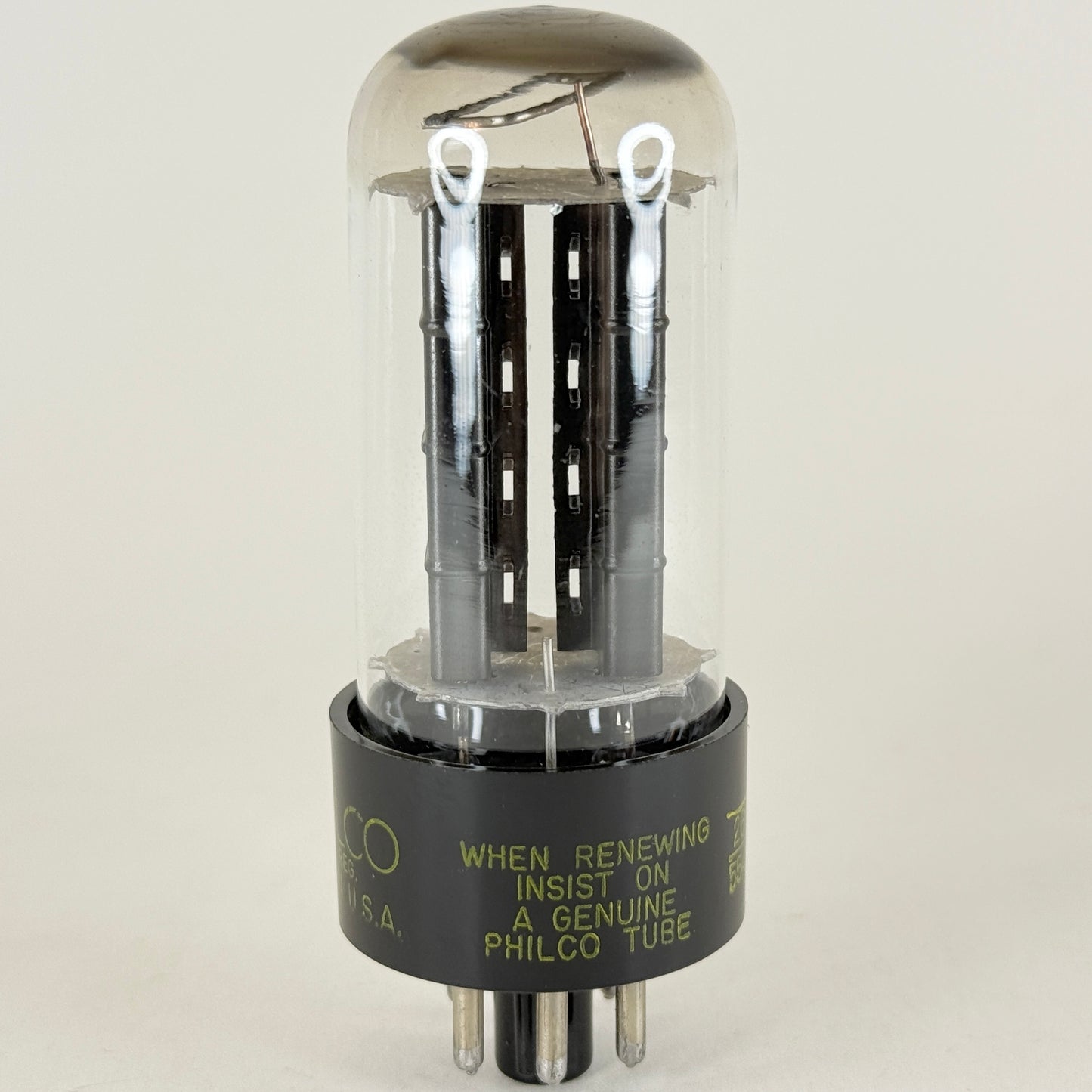 (1) Tested Philco 5Y3GT Tube Date Code 5548 Full Wave Rectifier 5Y3 GT Tube
