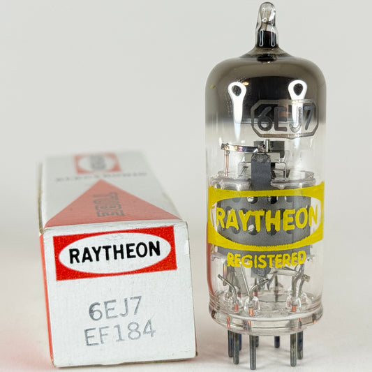 (1) Tested Raytheon 6EJ7 EF184 Tube with Box Code 4L Japan 6EJ7 Tube EF184 Tube