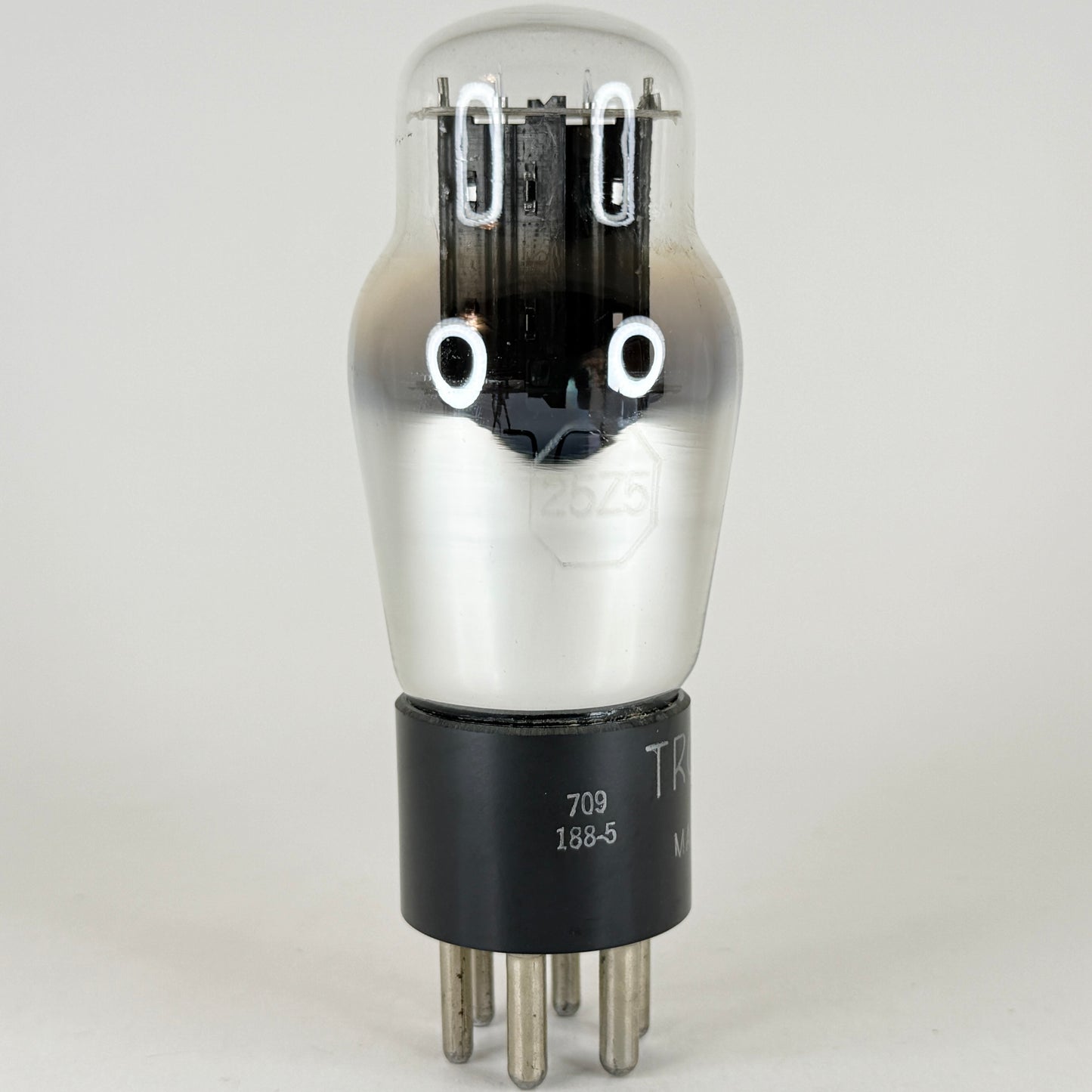 (1) Tested Truetone 25Z5 Tube Date Code 709 Full Wave Rectifier Doubler Tube (a)