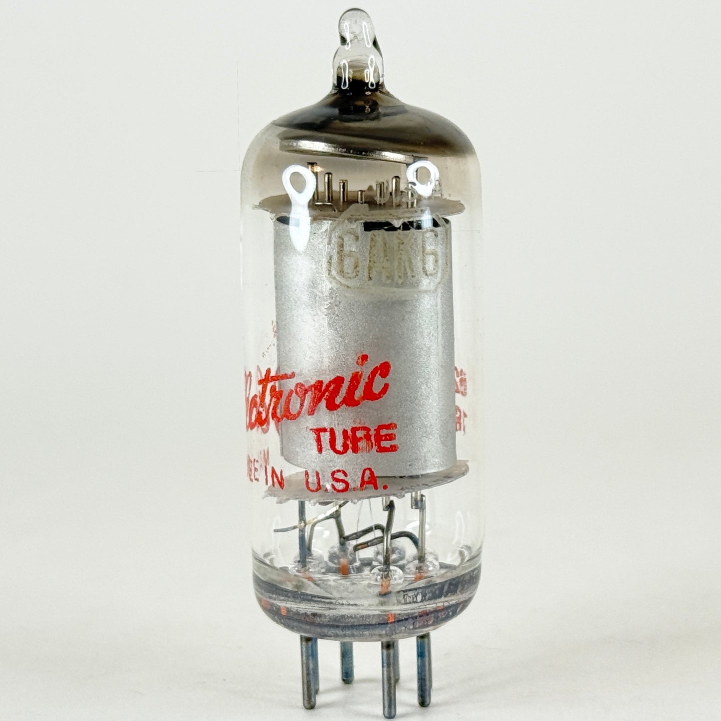 (1) Tested Strong GE 6AK6 Tube Red Letters with Box Code 62-48 General Electric Pentode Tube