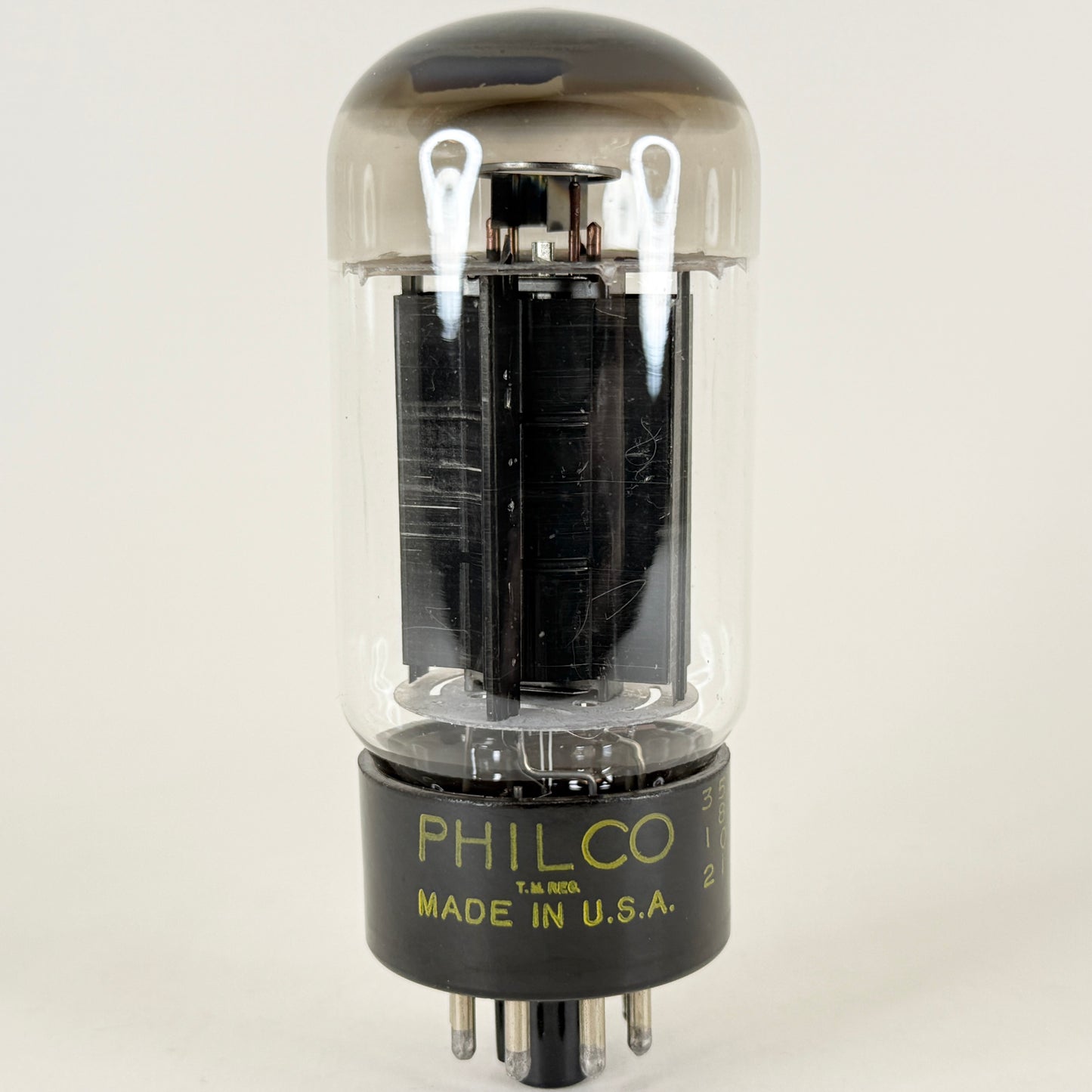 (1) Tested Philco 6L6GB Tube Date Code 5801 Sylvania EIA 6L6 GB Beam Power Tube