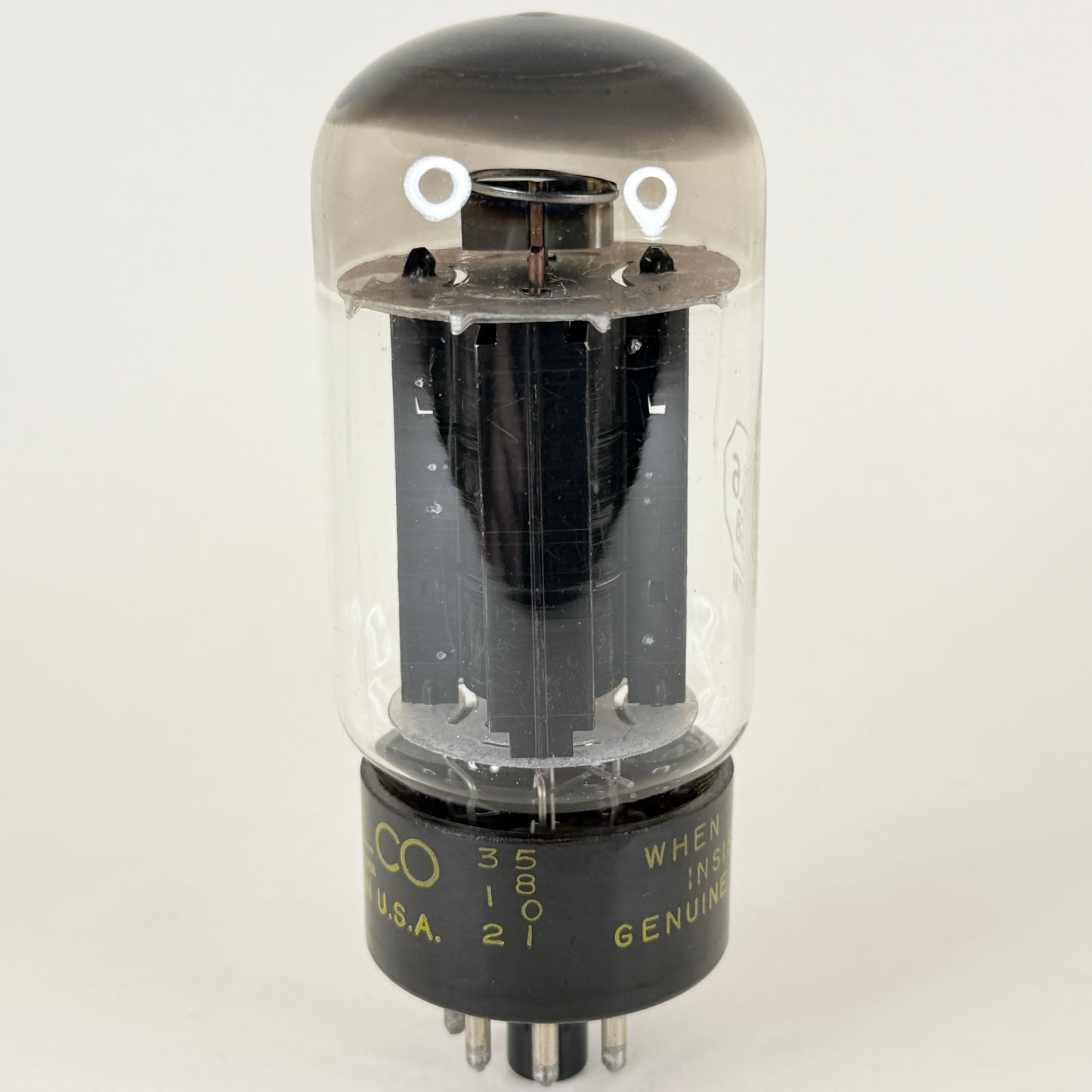 (1) Tested Philco 6L6GB Tube Date Code 5801 Sylvania EIA 6L6 GB Beam Power Tube