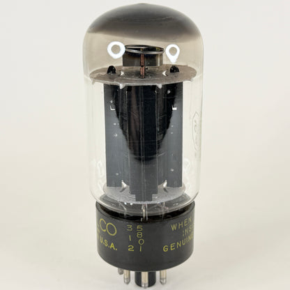 (1) Tested Philco 6L6GB Tube Date Code 5801 Sylvania EIA 6L6 GB Beam Power Tube
