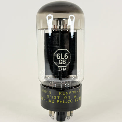 (1) Tested Philco 6L6GB Tube Date Code 5801 Sylvania EIA 6L6 GB Beam Power Tube