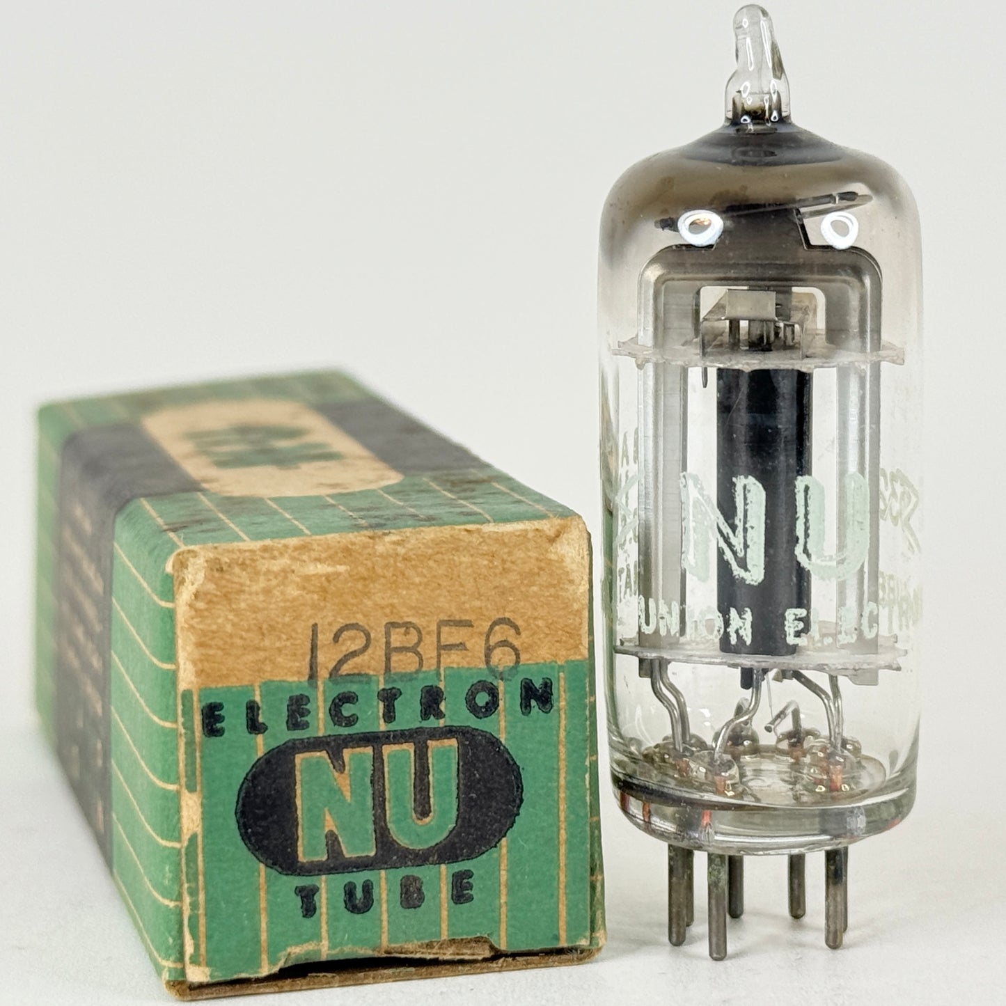 (1) Tested National Union 12BF6 Tube with Box Date Code 5326 Double Diode Triode Tube
