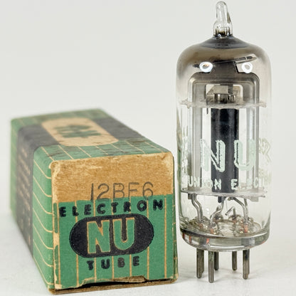 (1) Tested National Union 12BF6 Tube with Box Date Code 5326 Double Diode Triode Tube