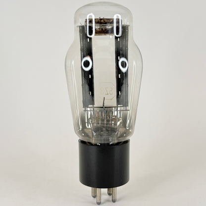 (1) Tested Sylvania U.S. Navy CHS 5Z3 Tube Black Ribbed Plates Square Getter