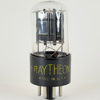 (1) Tested Raytheon 6X5GT Tube Date Code 5717 6X5 GT Full Wave Rectifier Tube