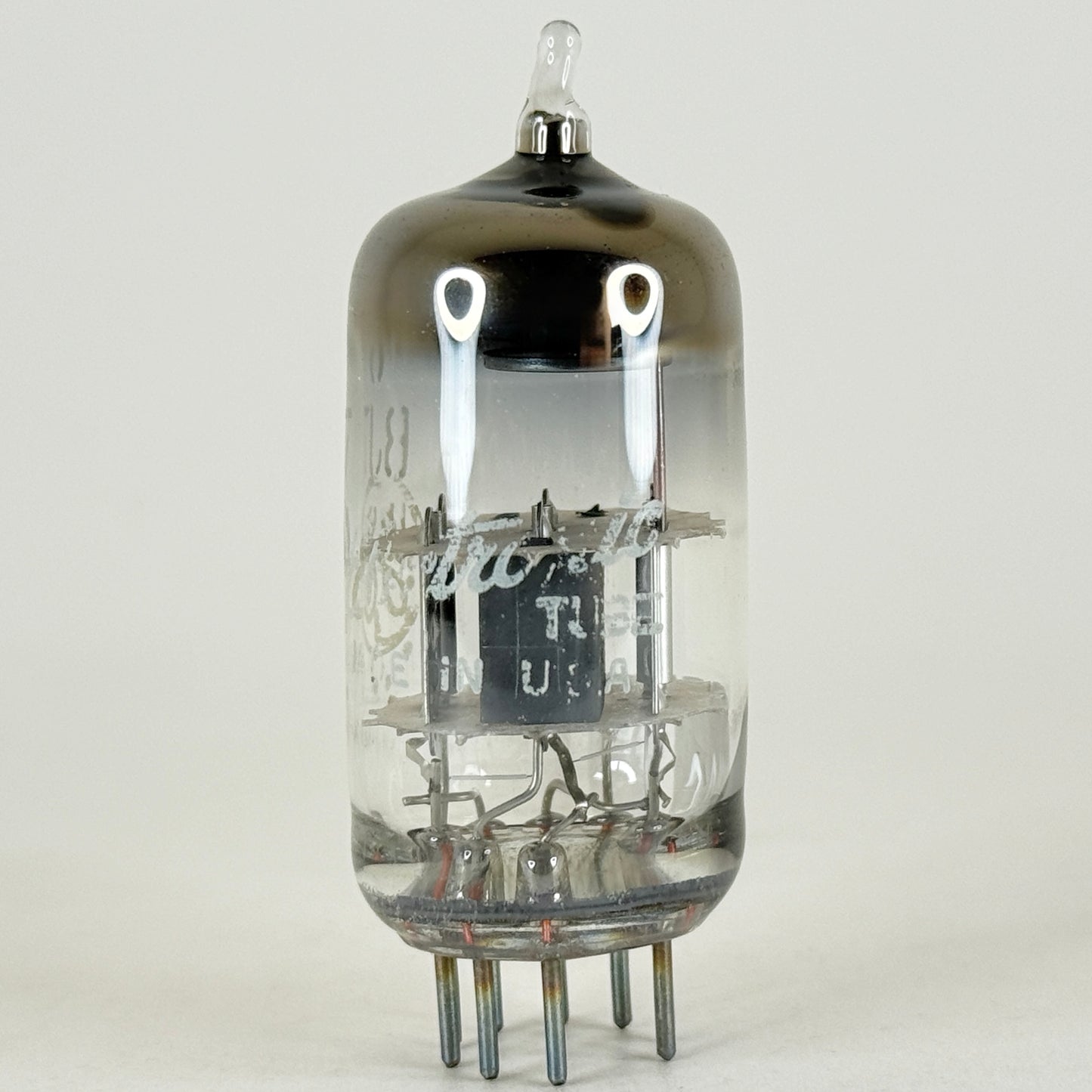 (1) Tested GE 6BJ7 Tube General Electric Triple Diode Vacuum Tube