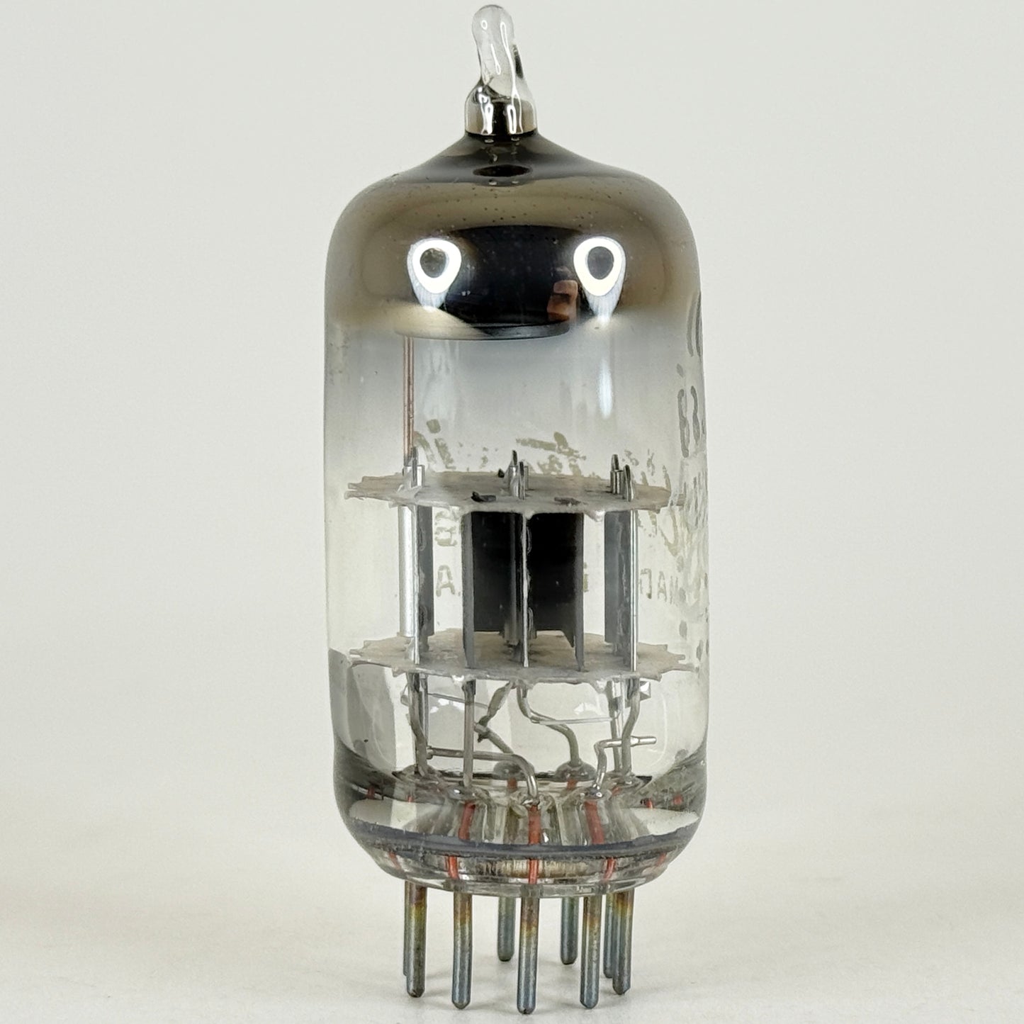 (1) Tested GE 6BJ7 Tube General Electric Triple Diode Vacuum Tube