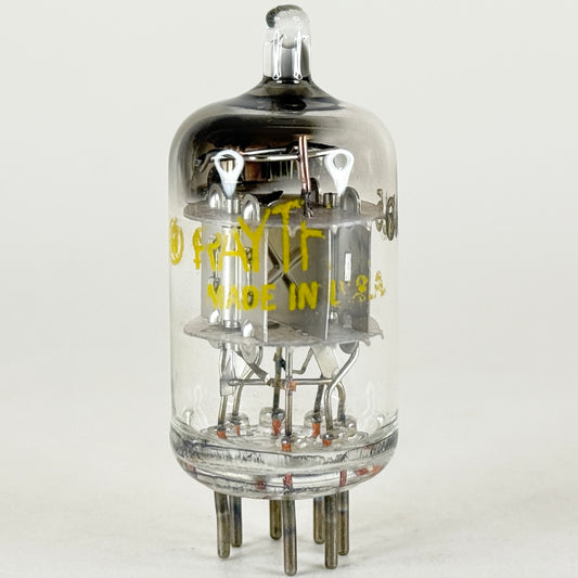 (1) Tested Balanced Raytheon 6AL5 Tube Date Code G02 6AL5 Twin Diode Vacuum Tube