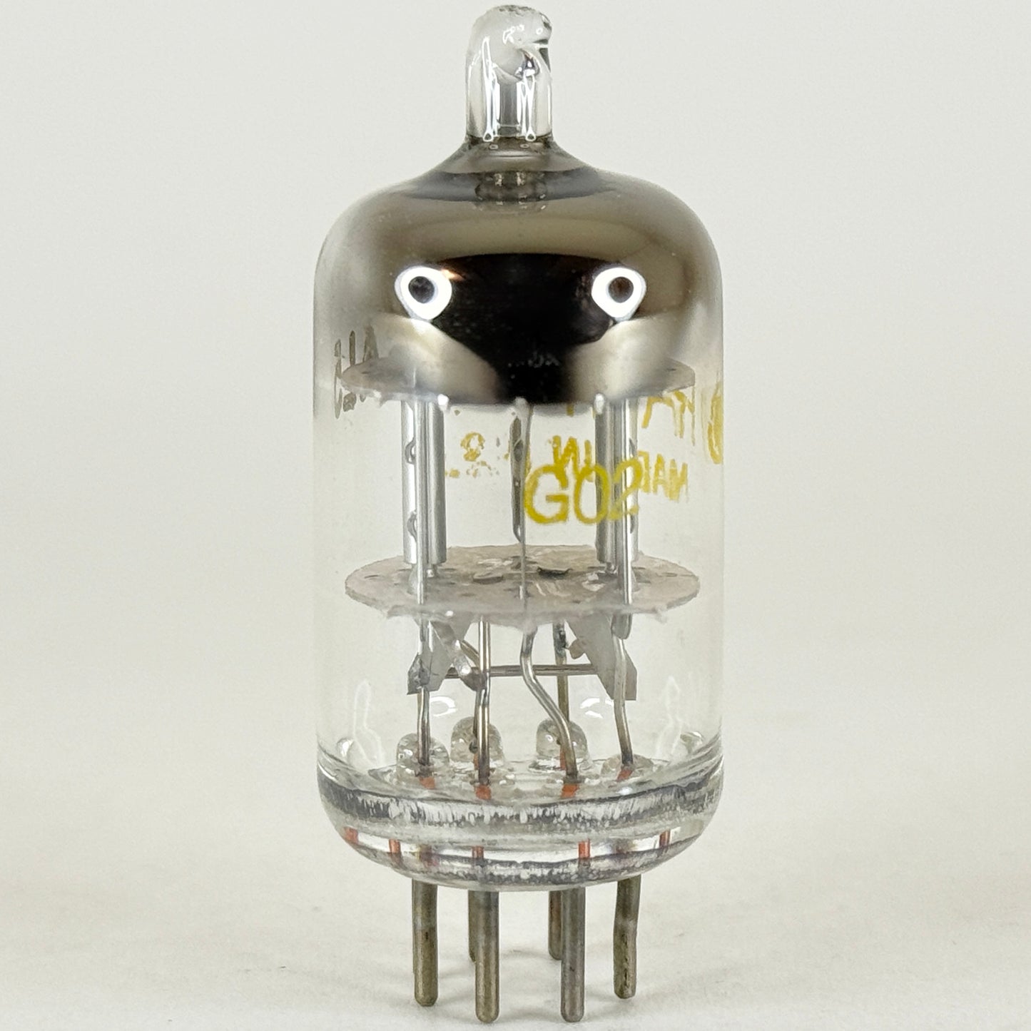 (1) Tested Balanced Raytheon 6AL5 Tube Date Code G02 6AL5 Twin Diode Vacuum Tube