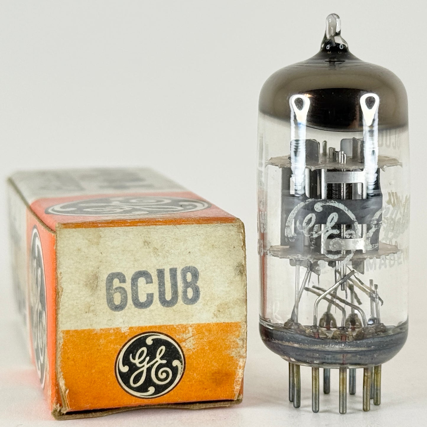 (1) Tested GE 6CU8 Tube with Box Date Code LW General Electric Triode Pentode