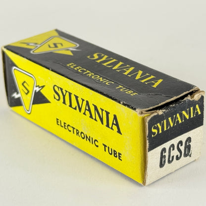 (1) Tested Strong Sylvania 6CS6 Tube with Box Date Code ig JAM Heptode Tube