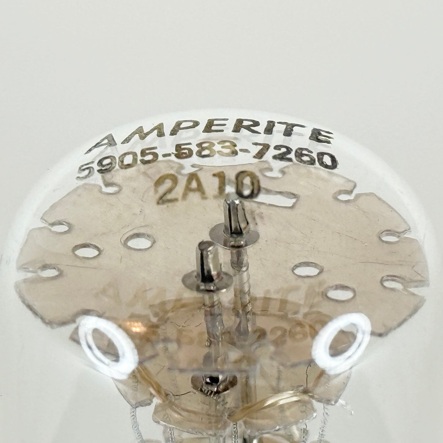 (1) Tested 1968 Amperite 2A10 Tube and Box Ballast Current Regulating Tube (b)