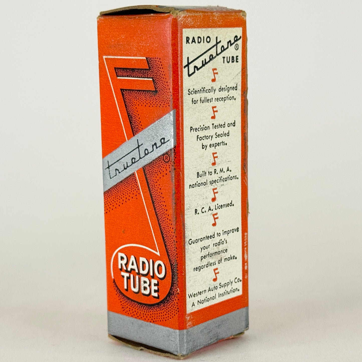 (1) Tested Truetone 6CR6 Tube with Box Date Code 617 Diode Pentode Tube (b)