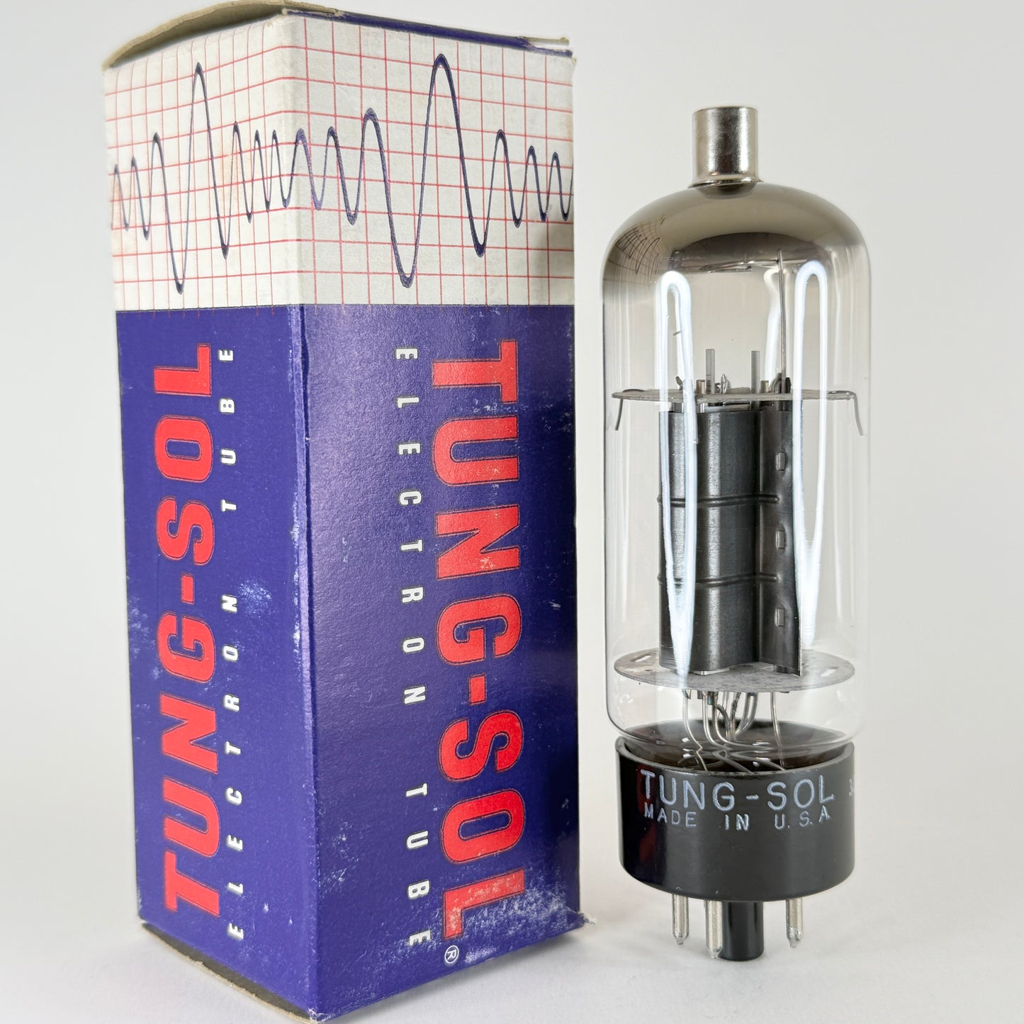 (1) Tested 1957 Tung Sol 6CD6GA Tube with Box Date Code 5713-3 6CD6 GA Tube