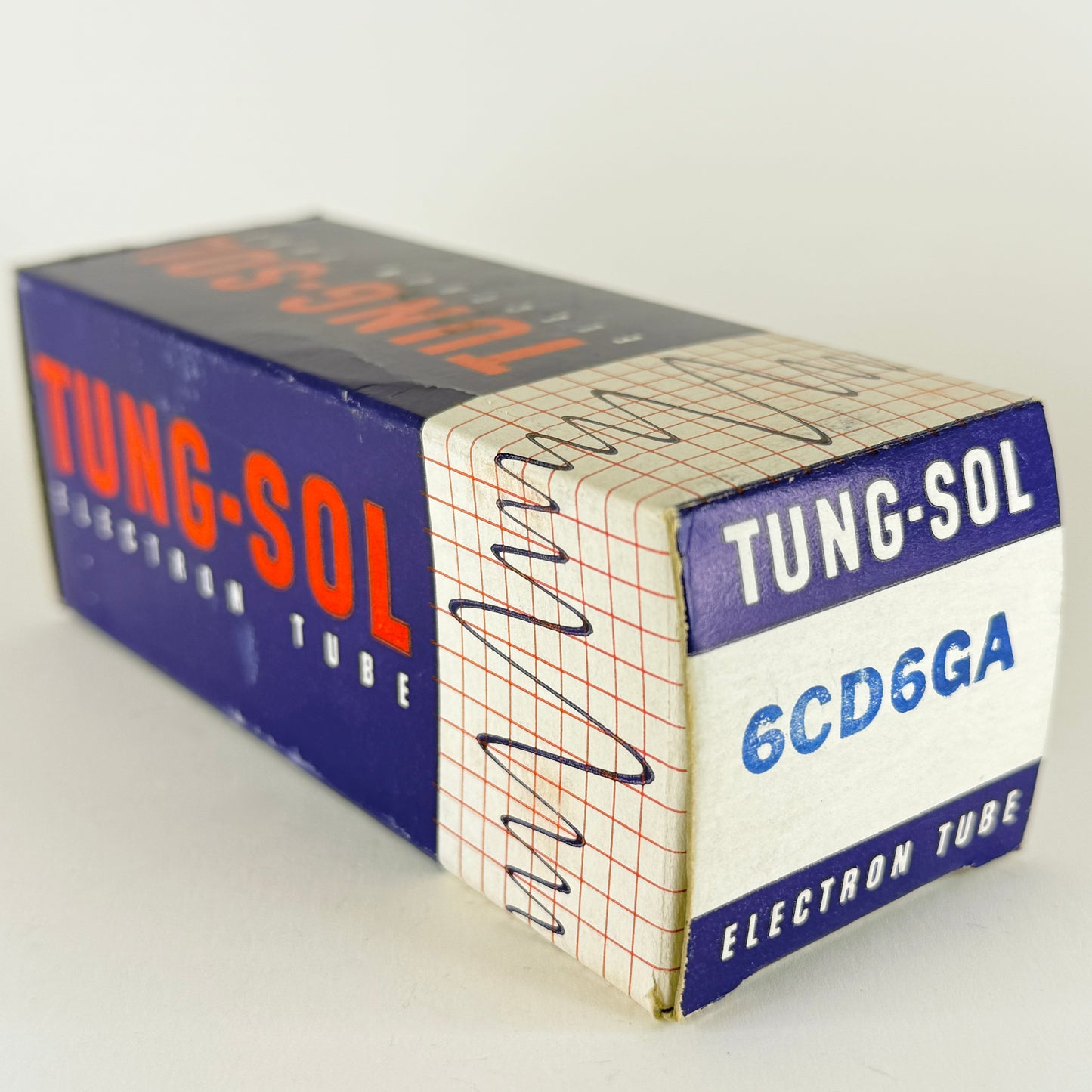 (1) Tested 1957 Tung Sol 6CD6GA Tube with Box Date Code 5713-3 6CD6 GA Tube
