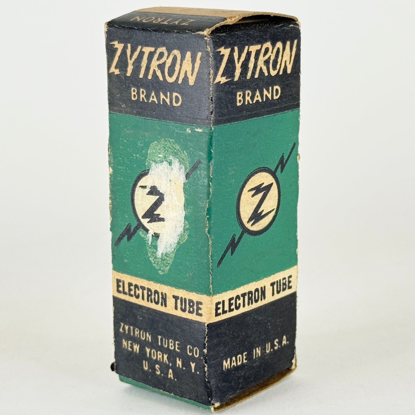 (1) Tested Zytron 6BC5 Tube with Box Date Code 56-20 Sharp Cutoff Pentode Tube