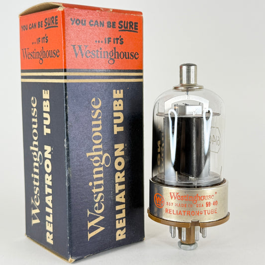 (1) Tested Westinghouse WL 6146 Tube with Box Date Code 59-40 Beam Power Tube