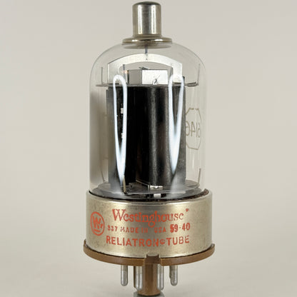 (1) Tested Westinghouse WL 6146 Tube with Box Date Code 59-40 Beam Power Tube