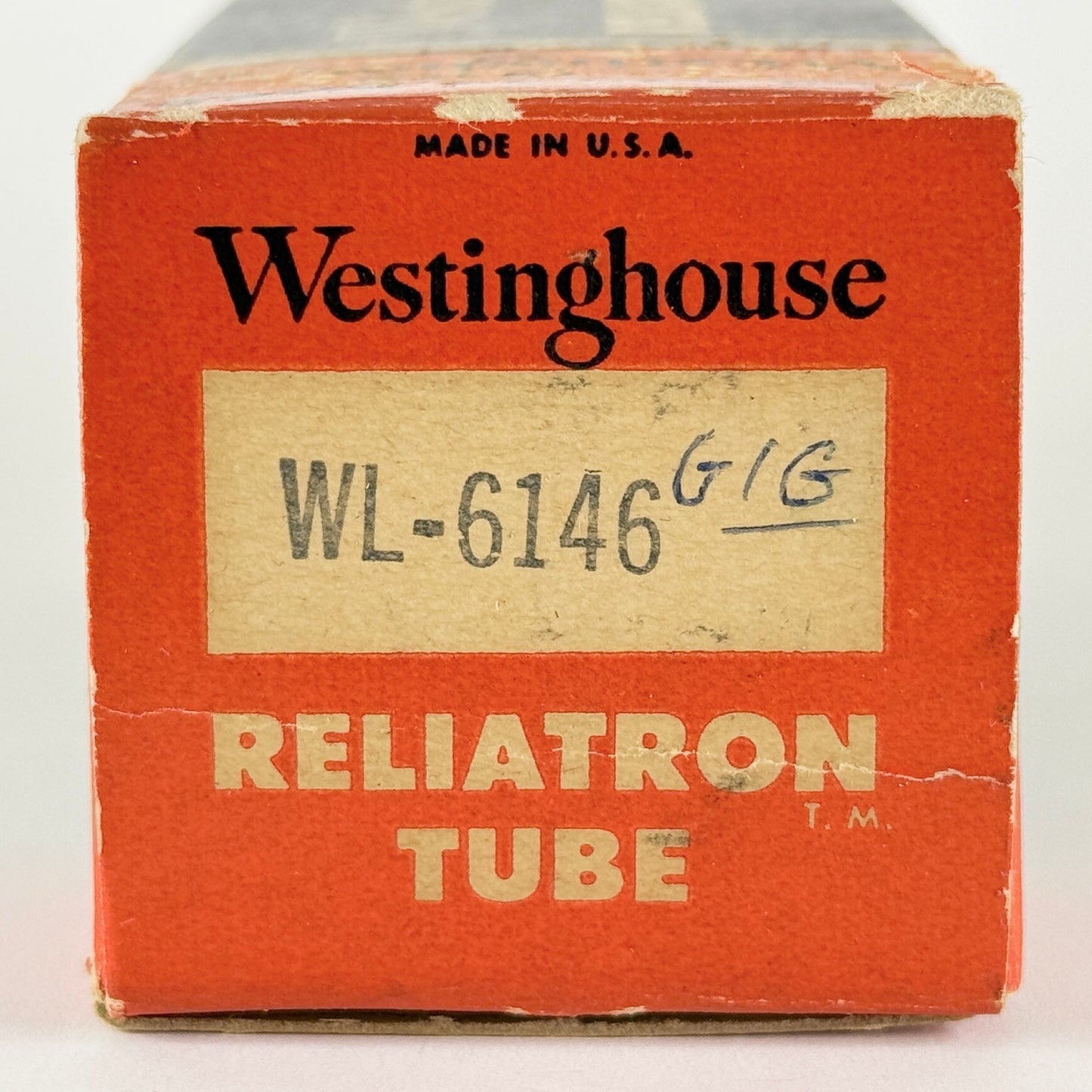 (1) Tested Westinghouse WL 6146 Tube with Box Date Code 59-40 Beam Power Tube