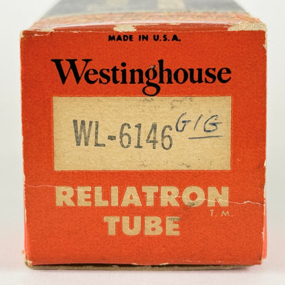 (1) Tested Westinghouse WL 6146 Tube with Box Date Code 59-40 Beam Power Tube