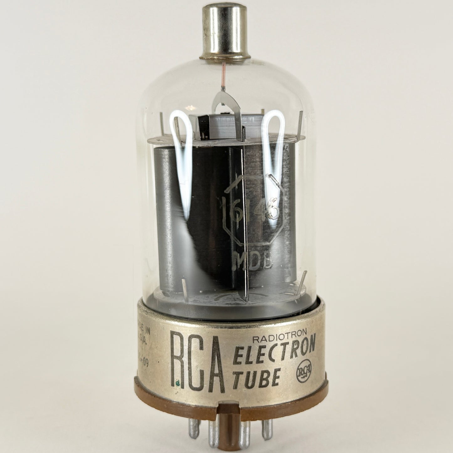 (1) Tested RCA 6146 Tube Date Code 57-09 Beam Power Tetrode Vacuum Tube