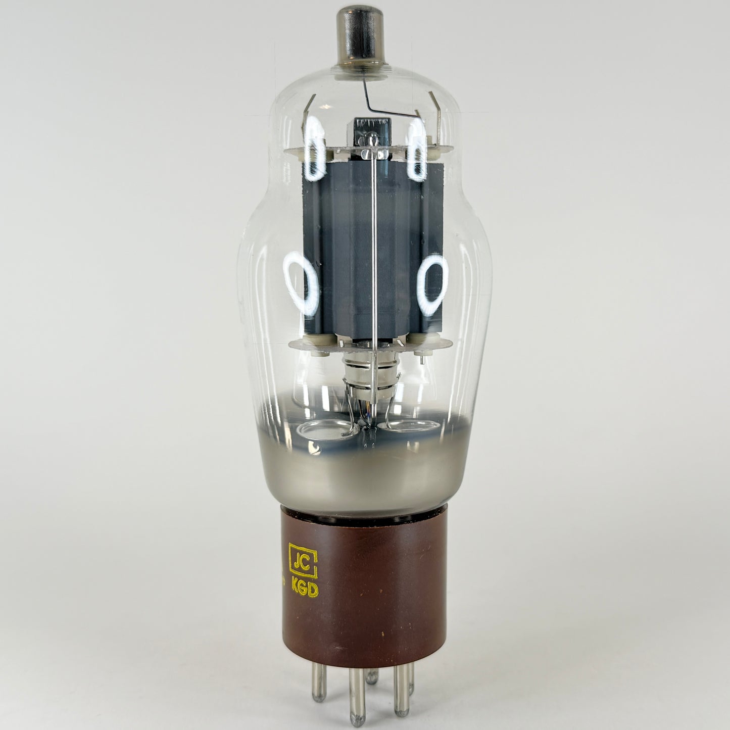 (1) Tested Sylvania 807 Tube Made in England Double O Foil Getters Code JC KGD