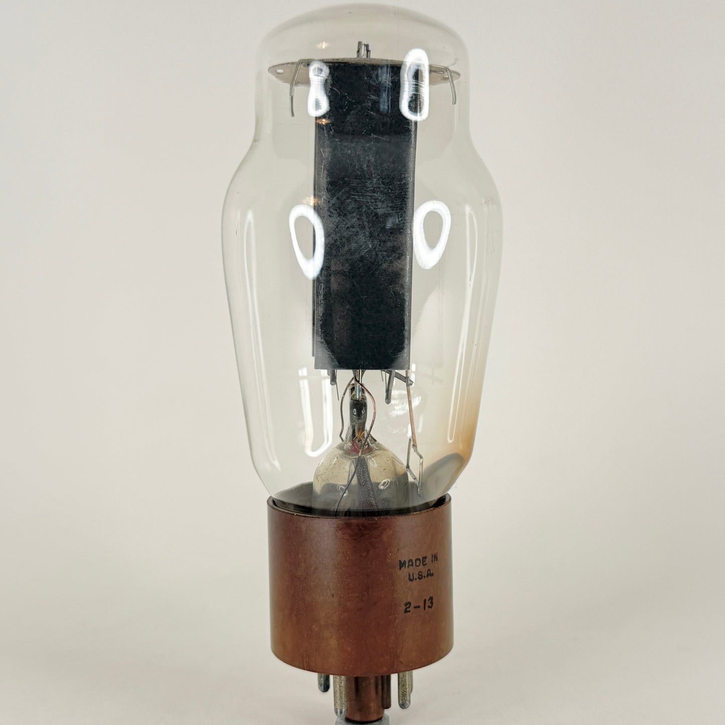 (1) Tested RCA 5R4GY Tube Date Code 2-13 Hanging Filament Single Square Getter