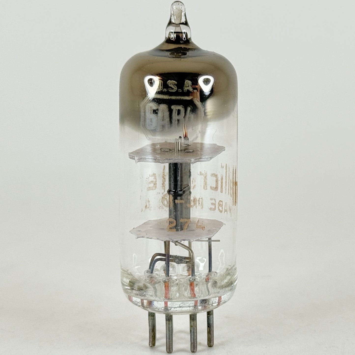 (1) Tested Hallicrafters 6AB4 Tube Date Code 61-31 Square Halo Getter Triode