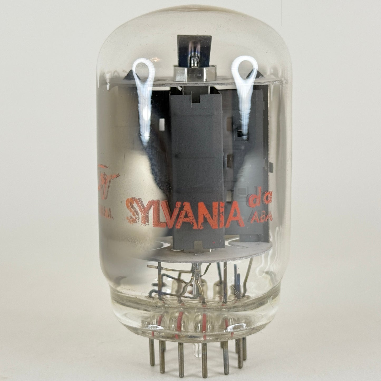 (1) Tested Sylvania 6GE5 Tube Red Letters with Box Date Code da ABA Power Tube