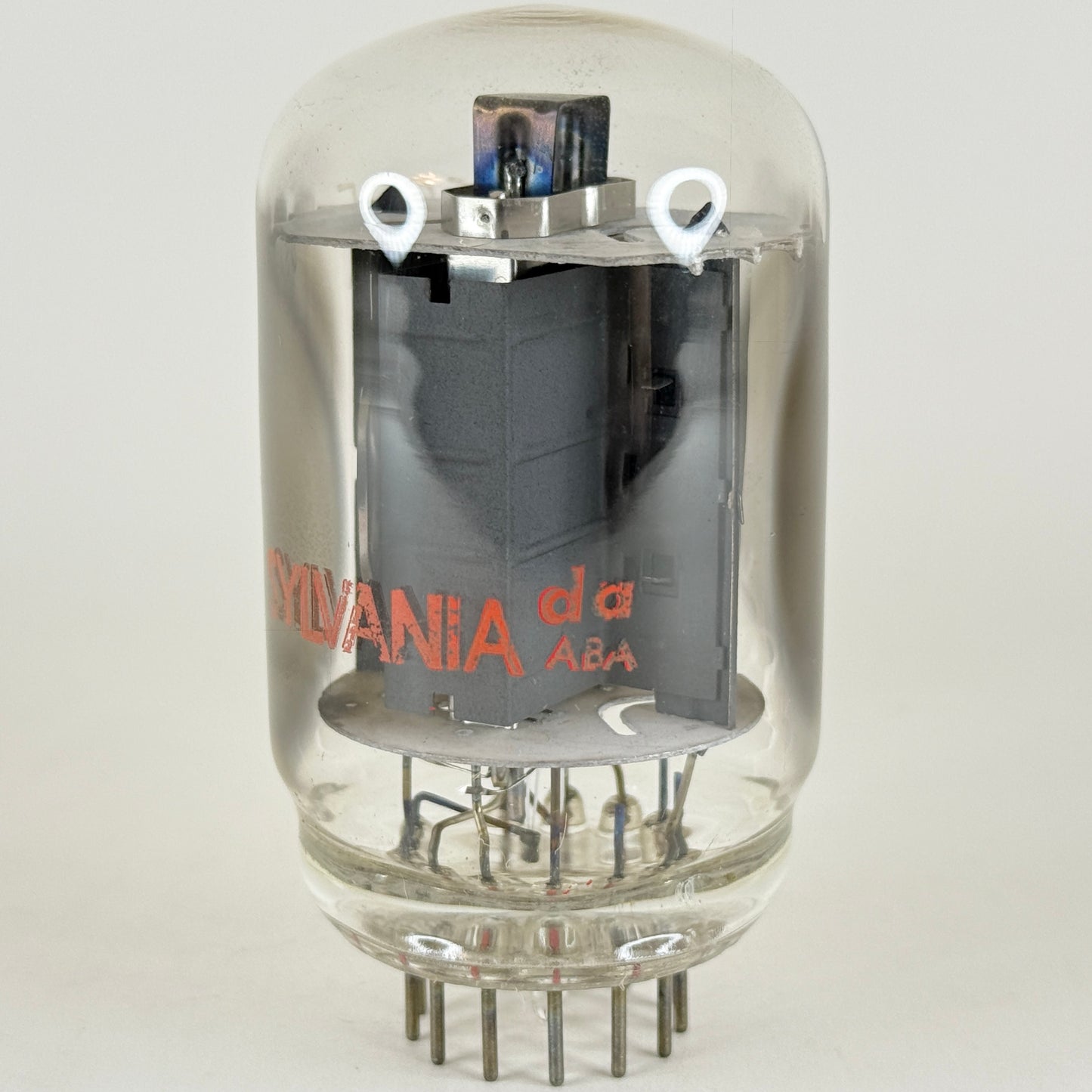 (1) Tested Sylvania 6GE5 Tube Red Letters with Box Date Code da ABA Power Tube