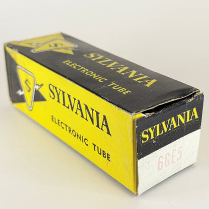 (1) Tested Sylvania 6GE5 Tube Red Letters with Box Date Code da ABA Power Tube