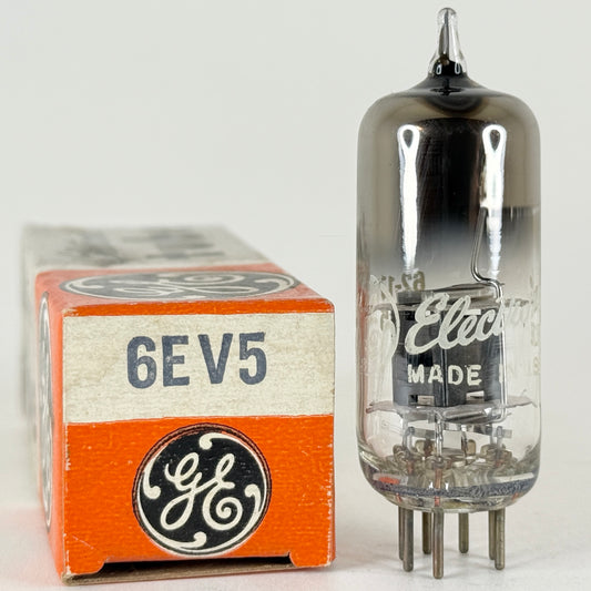 (1) Tested GE 6EV5 Tube with Box Date Code 62-17 General Electric Tetrode Tube
