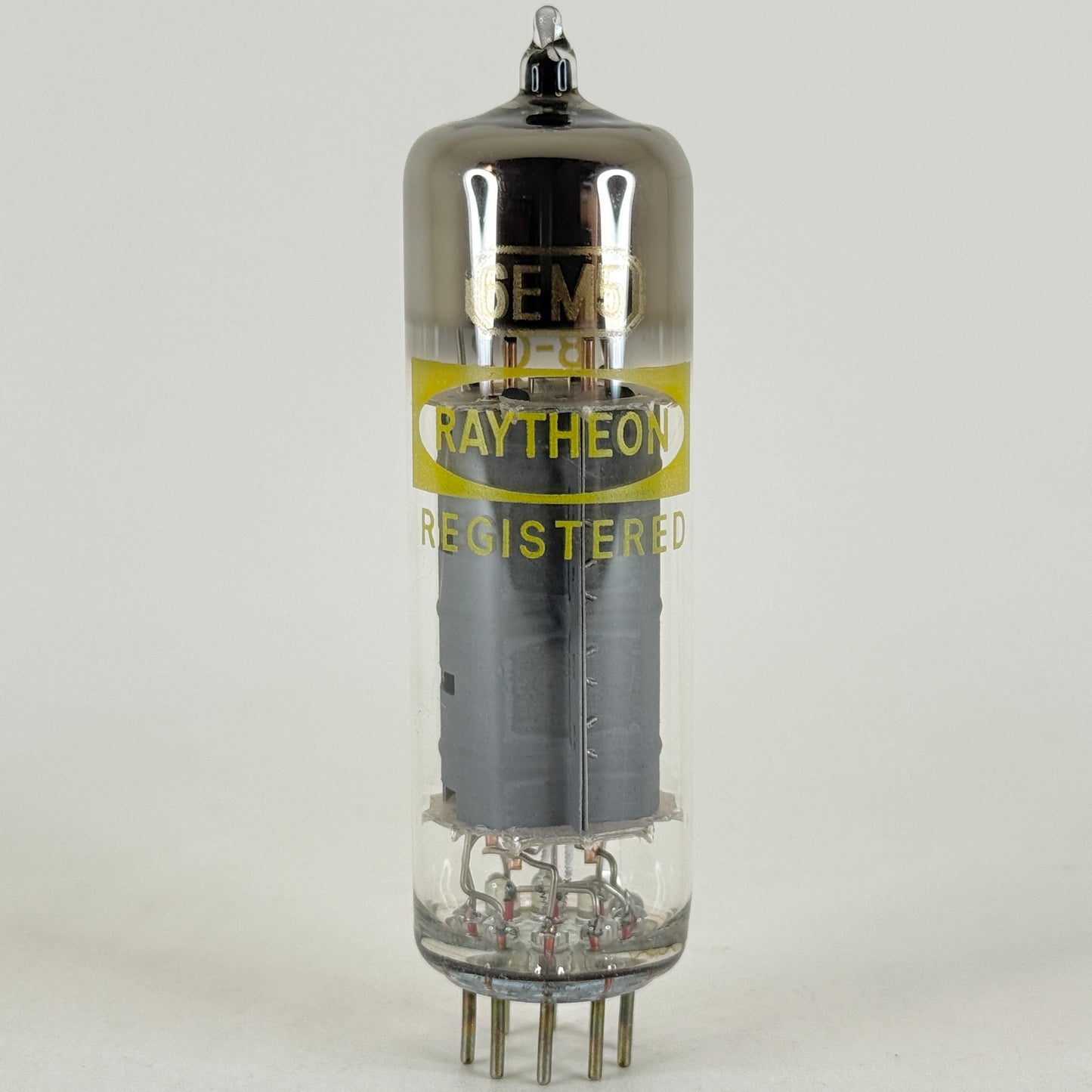 (1) Tested Raytheon 6EM5 Tube with Box Japan Date Code B-02 Beam Power Tube