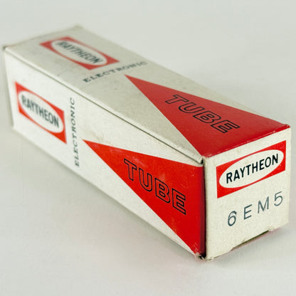 (1) Tested Raytheon 6EM5 Tube with Box Japan Date Code B-02 Beam Power Tube