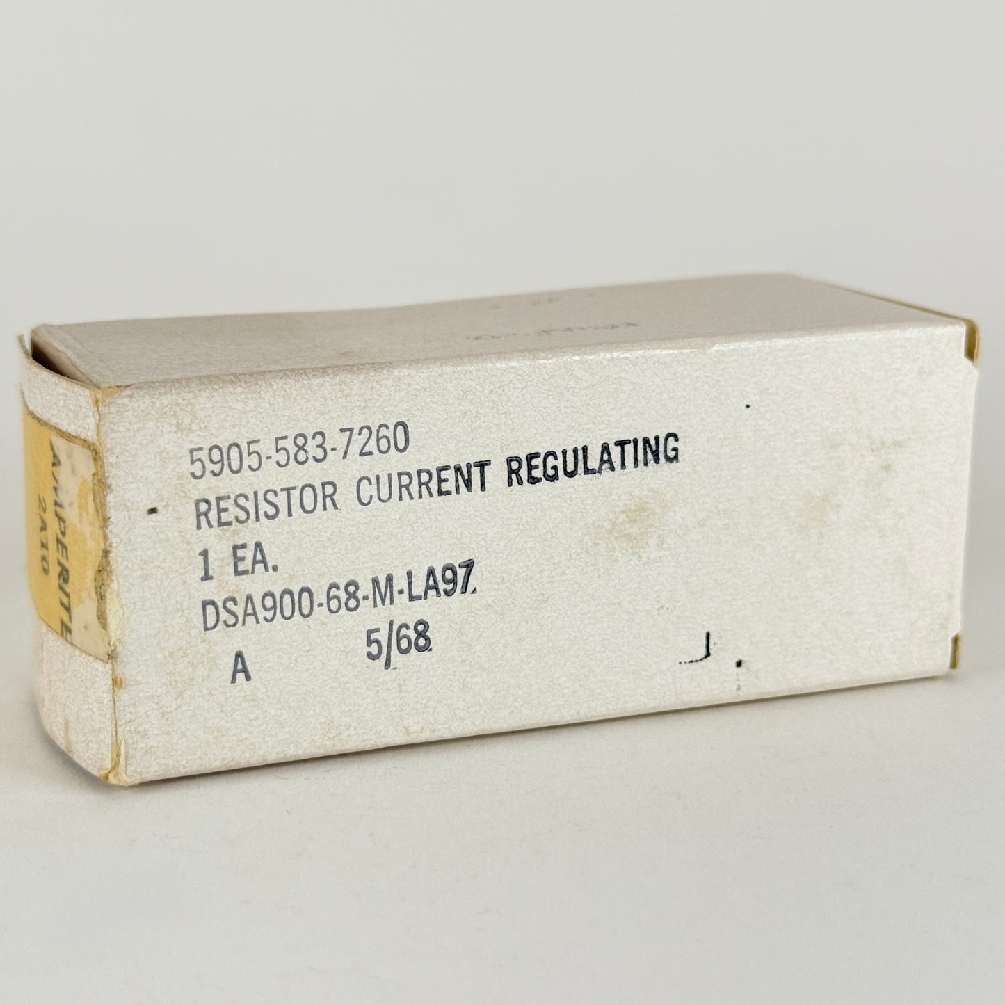 (1) Tested 1968 Amperite 2A10 Tube with Box Current Regulating Ballast Tube (c)