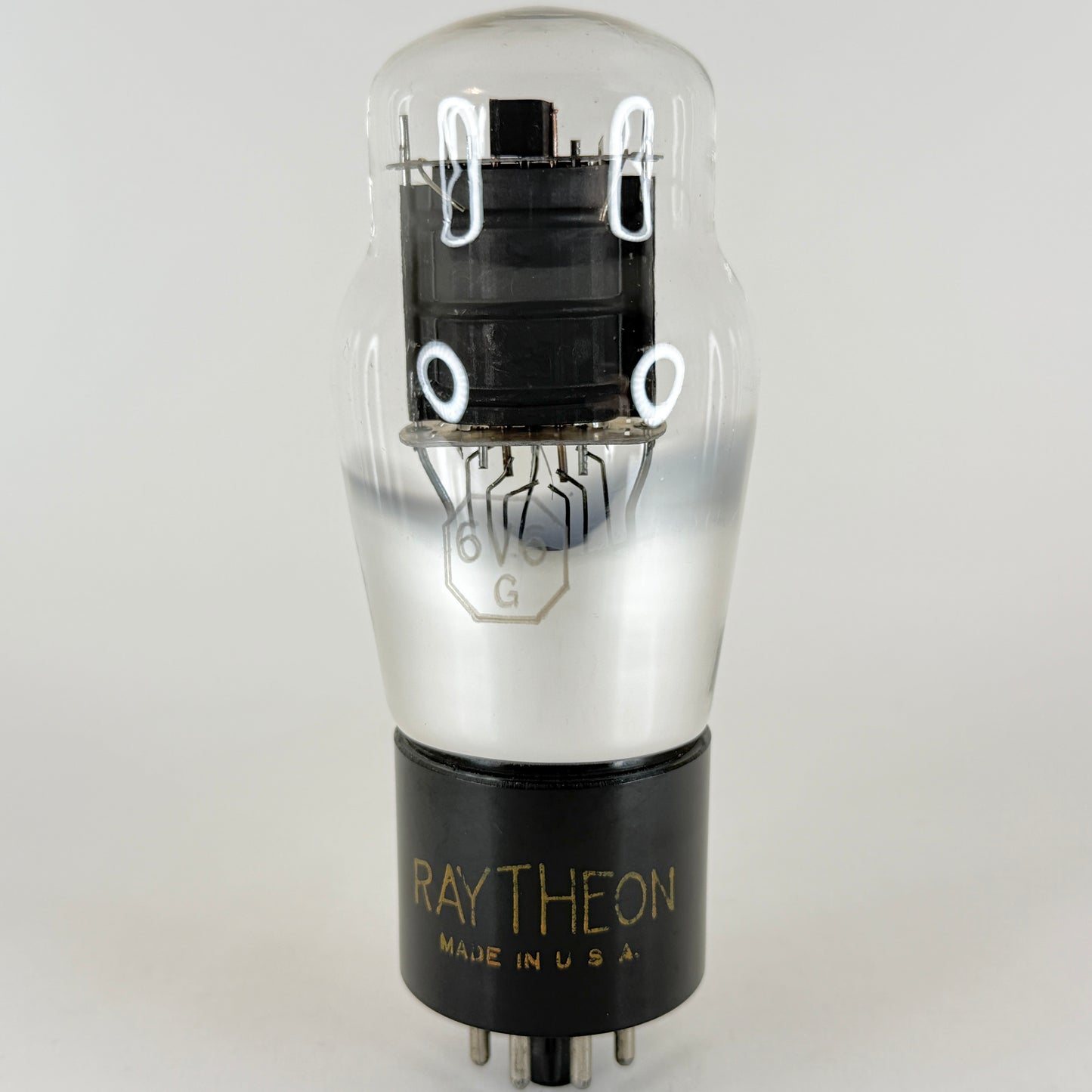 (1) Tested Raytheon 6V6G Tube Date Code F8 Beam Power Vacuum Tube