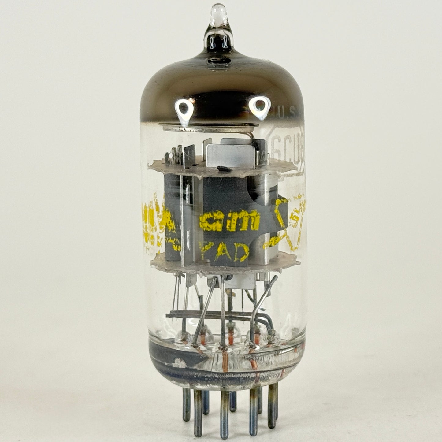 (1) Tested Sylvania 6CU8 Tube with Box Date Code am YAD Triode Pentode Tube (a)