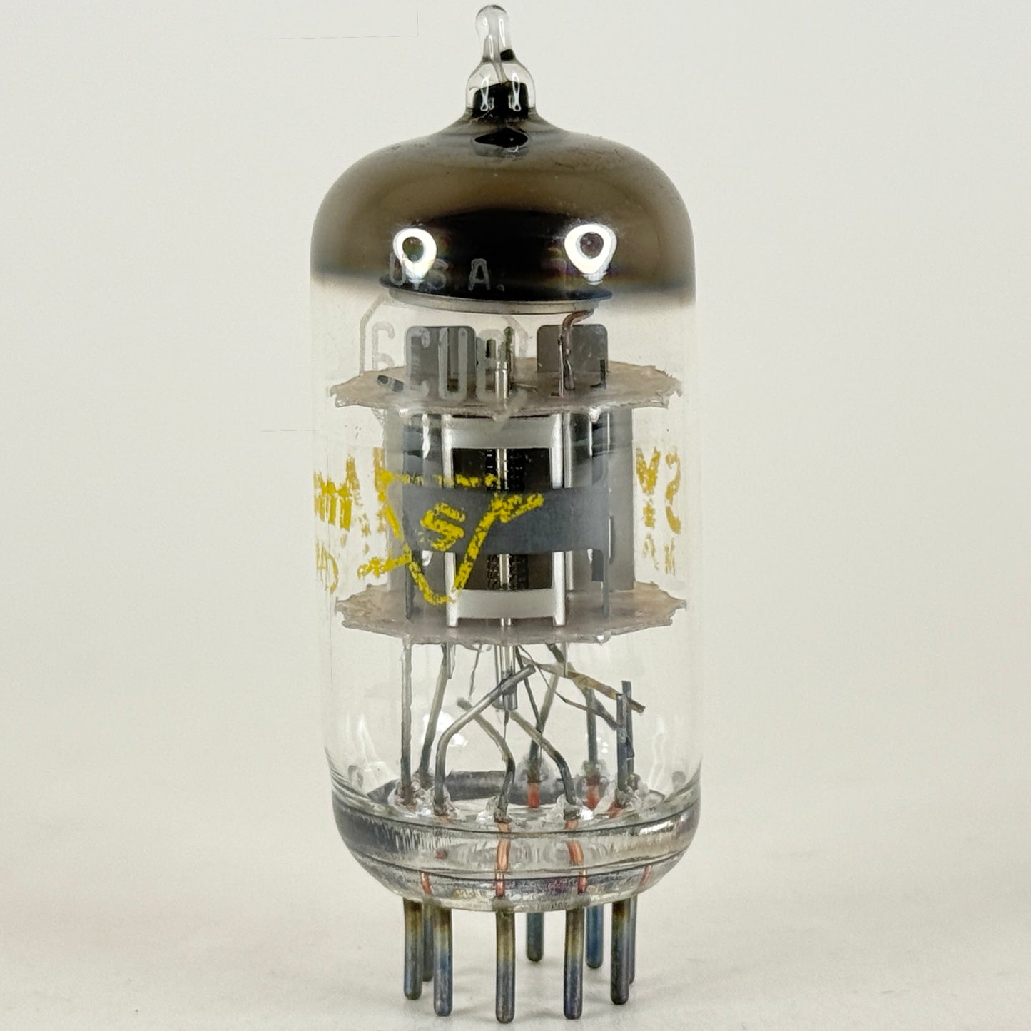 (1) Tested Sylvania 6CU8 Tube with Box Date Code am YAD Triode Pentode Tube (a)
