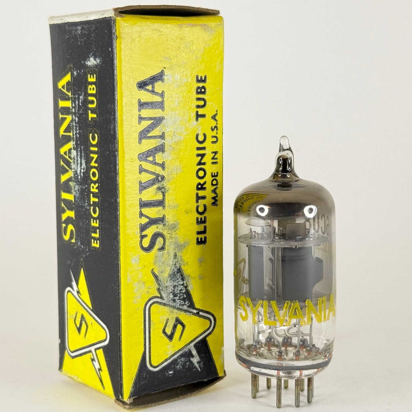 (1) Tested Sylvania 6CU8 Tube with Box Date Code ce EEY Triode Pentode Tube