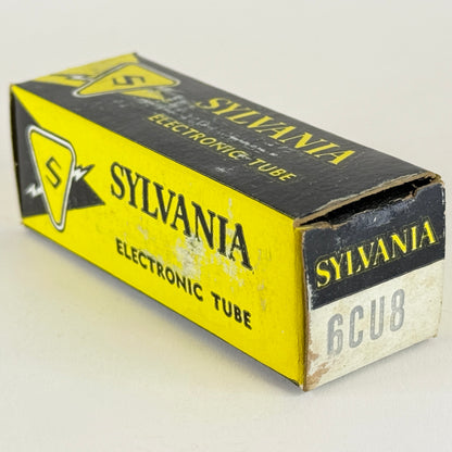 (1) Tested Sylvania 6CU8 Tube with Box Date Code ce EEY Triode Pentode Tube