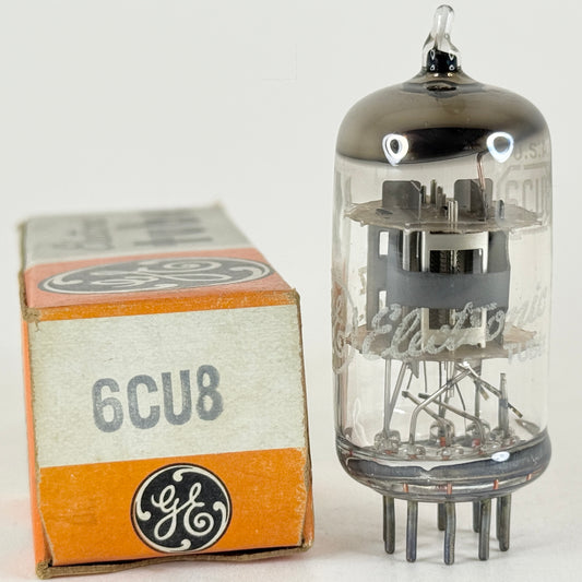 (1) Tested GE 6CU8 Tube and Box Date Code EZ General Electric Triode Pentode (b)